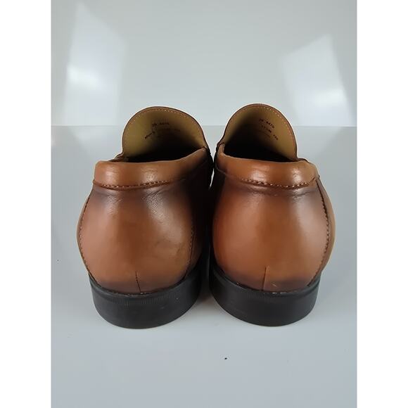 Johnston Murphy Hawkins Mens Loafer 11.5 M Brown Sheepskin Leather Shoes 20-4470 main image 6